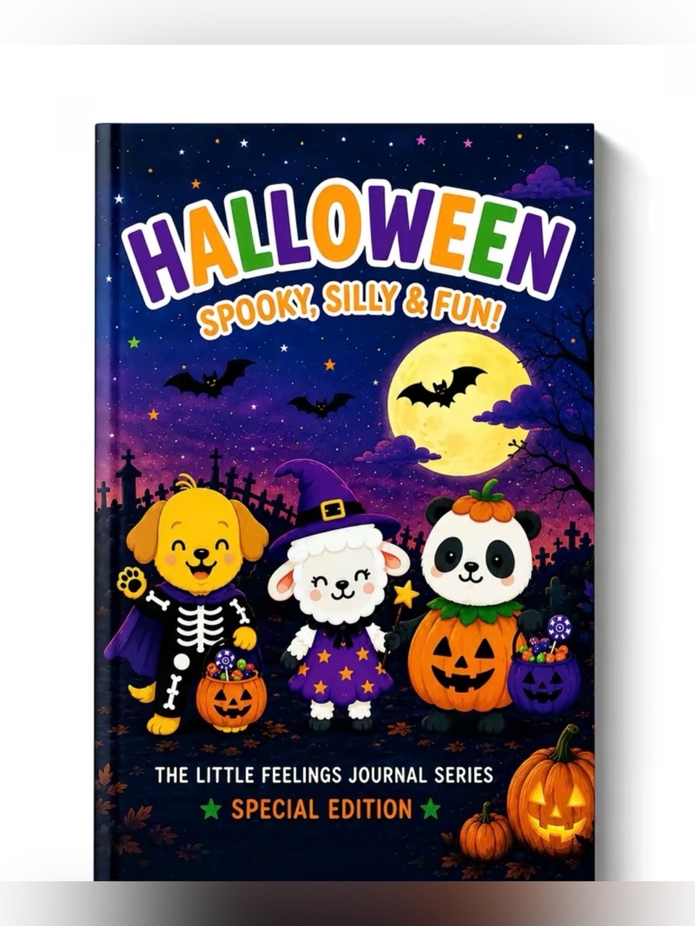 Halloween Spooky, Silly & Fun! Kids Costume Book - Purple Cover
